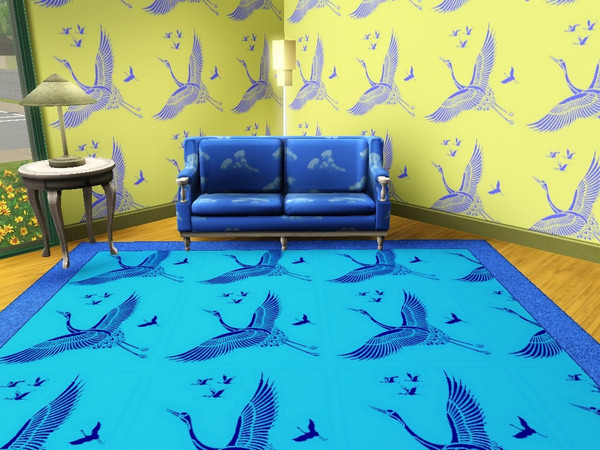 Sims 3 — Flying Birds by allison731 — By allison731 www.thesimsresource.com 2-recolorable themed pattern with flying