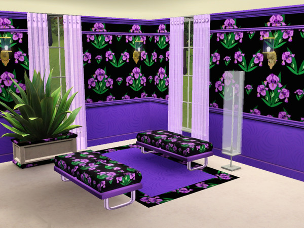 Sims 3 — marcorse_iris velvet pattern by marcorse — And last but not least of today's beauties - the iris flowers through