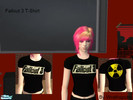 Sims 2 — Fallout 3 T-Shirt by Wrathsputin2 — A shirt of one of my all time favourite games. All criticism and requests