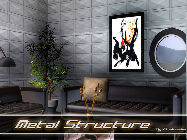Sims 3 — Metal Structure by TSR Archive — Metal pattern. We hope you like it;)