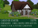 Sims 3 — Gardener starter by caroldella2 — Perfect start home for a future gardener. 