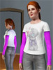 Sims 3 — Tatty Teddy Layered Tees by Debbie20112 — Tatty Teddy Layered Tees, the first of many designs to be sported by