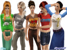 Sims 2 — Fun T-Shirts by tigergirl131 — I have created a collection of fun, cool and wacky t-shirts for your sims. I can
