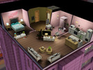 Sims 3 — Pink Apartment - 1 bedroom, 1 bathroom by EaMatras — By EaMatras Renovated and furnished by me. Contains custom