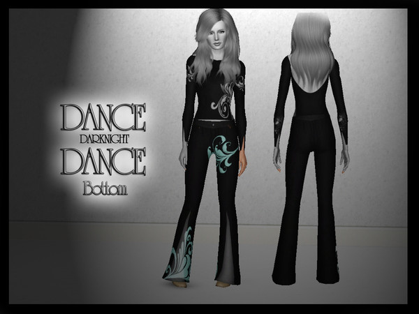 Sims 3 — Dance Dance(Bottom) by DarkNight by DarkNighTt — You can't re-upload. 