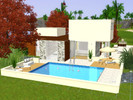 Sims 3 — Simply Modern by SMC by Autumness2 — A simple, but classy, modern house. This will be my first creation to