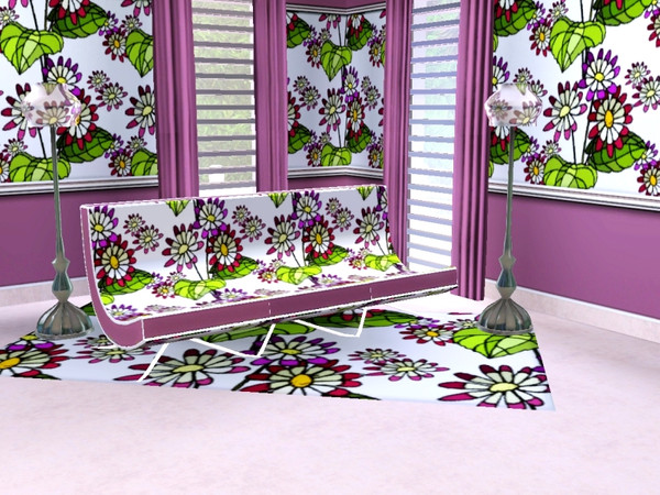 Sims 3 — marcorse_harlequin pattern by marcorse — A stylised version of the painted daisy [ or harlequin] and it's bright