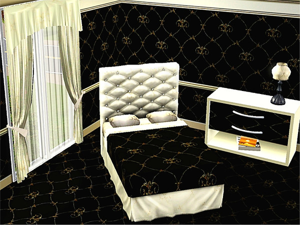 Sims 3 — marcorse_ebony imperial pattern by marcorse — The reverse of the ivory imperial pattern . . this one in deepest,