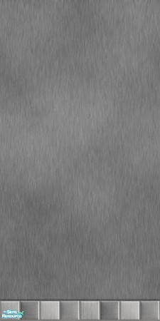 Sims 2 — Modern Stainless Wall II by HugeLunatic — Modern brushed steel wall, with a multi-tone brushed steel tiles. 2