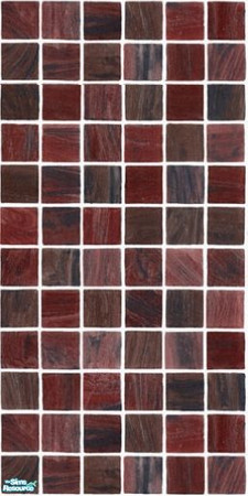 Sims 2 — Very Red Wine wall by tamlfra — I have matching tile floors, walls, and a recolor of the expensive shower, all