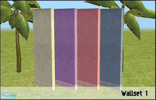 Sims 2 — Wallset 1 by steffor — a wallset