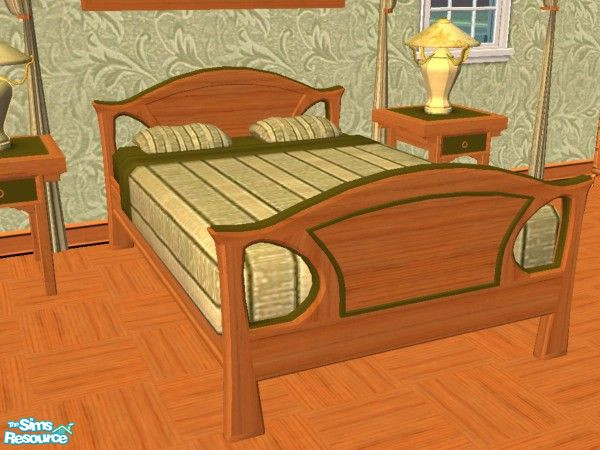 Sims 2 — TC 74 Bedroom Set - Luvs10s Tc74 Soma Bed Bedding by luvs10s — Recolour of Maxis Soma Sleep Well Bed using