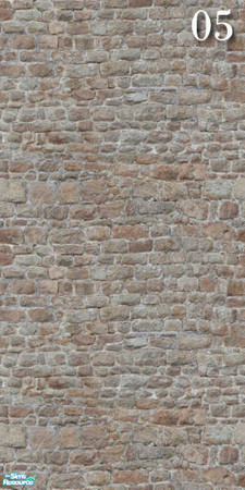 Sims 2 — Brick Set20 - Wall05 by ayyuff — Cost:2