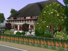 Sims 3 — Ruby Rose Manor by mtnmouse — The Ruby Rose Manor is an exuisite home featuring 4 bedrooms, 4 1/2 baths, Twin