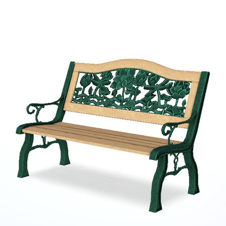 Sims 3 — Layco Cast Iron Park Bench by D3VV — Created by D3VV @ TSR