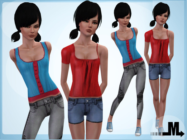 Sims 3 — Frozen [Teen] by miraminkova — Wear the beautiful colors of the sunset with these stunning outfits!