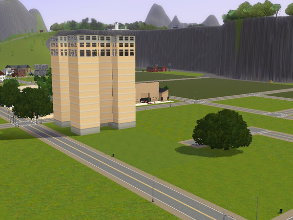 Sims 3 — Mountain View 01 by anura32 — A duplex with two bedrooms and a few hot spots like hottubs and music room on a