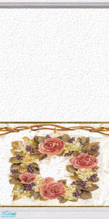 Sims 2 — Wreath Collection - 4 by Cerulean Talon — Beautiful color and elegant textured wallpapers that include rich wood