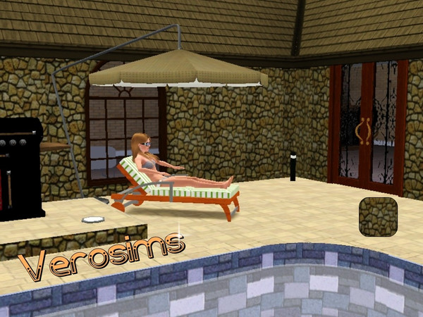 Sims 3 — white stone by verosims3 — recolorable rock and stone pattern