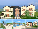 Sims 2 — Blue Front by Benjam1232 — Blue front - an impressively proportioned seaside villa. The house slopes upward to