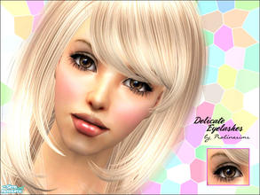 Sims 2 — Delicate Eyelashes by Pralinesims — Sweet natural eyelashes for your sims. Fits with every eyeshape and gives an