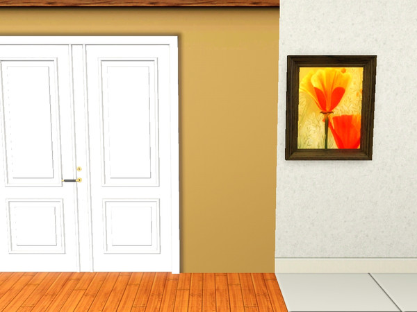 Sims 3 — Orange Calif Poppy by anura32 — Poppy at its best in orange, the anonymous artist tries to bring out its beauty.