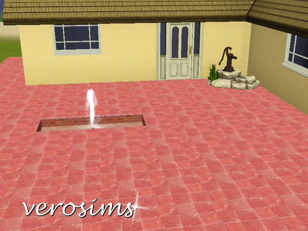 Sims 3 — Bricks by verosims3 — Recolorable brick pattern
