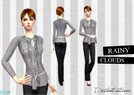 Sims 2 — [Distant-shiver] - Rainy Clouds by Distant-shiver2 — A blue outfit with embroderies - enjoy