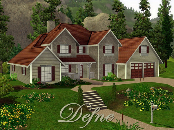 Sims 3 — Defne by i508 — Requires World Adventures, Late Night.Fully furnished.