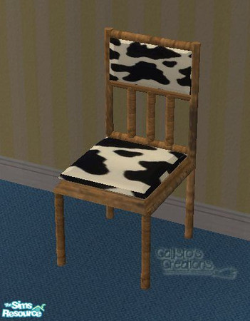 Sims 2 — TC 75 Calli Chez Moo LR - Desk Chair by Callisto149 — The chair to match the Chez Moo desk.