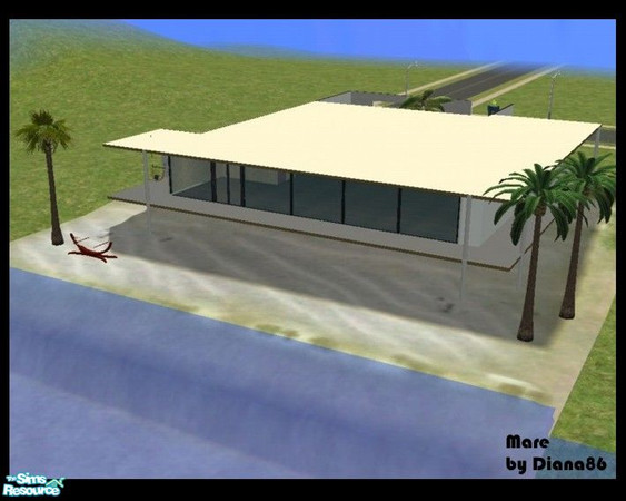 Sims 2 — Mare restaurant by Diana86 — This beautiful restaurant by the sea, is the perfect place for a meting. Enjoy it!