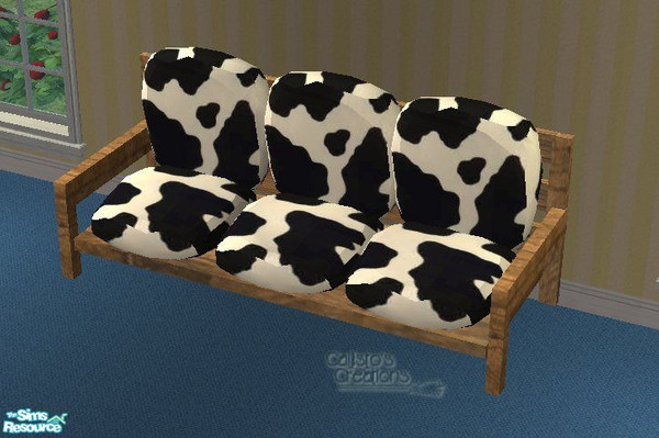 Sims 2 — TC 75 Calli Chez Moo LR - Sofa by Callisto149 — A comfy cow sofa for your sims to relax on. 