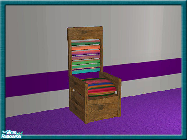 Sims 2 — Svealyns TC75 Teen Bedroom - Desk Chair by Svealyn — A recolour of \"Grim\'s Chemical Romance Teen