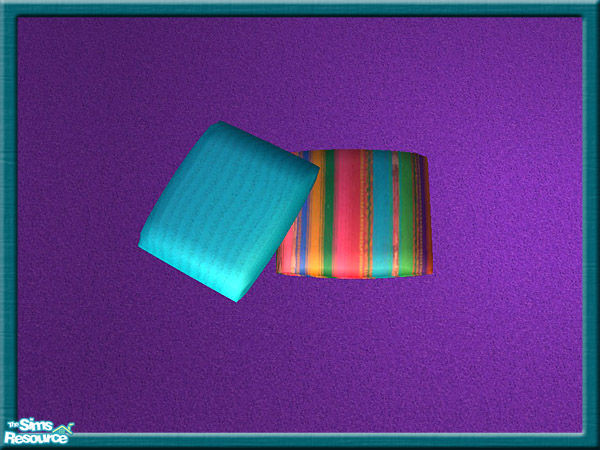 Sims 2 — Svealyns TC75 Teen Bedroom - Pillow Deco by Svealyn — A recolour of \"Grim\'s Chemical Romance Teen