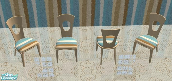 Sims 2 — TC73 Restaurant Build Set - \'Contorto\' Dining Chair by mianatw1 — TC 73 Recolor of the \'Contorto\' Dining
