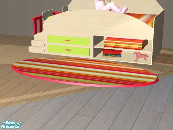 Sims 2 — Jennifer - 2x1 Oval Rug by EarthGoddess54 — This is a new mesh, make sure to get this for any recolors you may