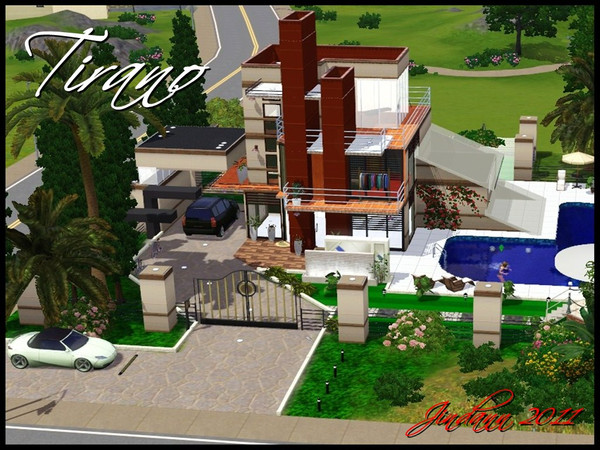 Sims 3 — Tirano by Jindann — Modern house for your sims living