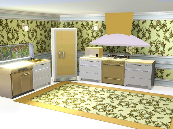 Sims 3 — marcorse_marsh trumpet pattern by marcorse — The insignificant yellow flowers of the marsh trumpet are almost