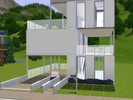 Sims 3 — Modern Block by JJProductions — here we are, I showed a picture of the Kitchen-Dining-Living area on Facebook