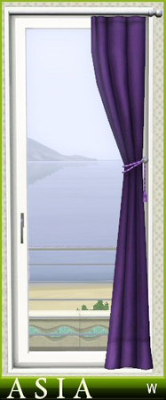 Sims 3 — ASIA-O-CURTAIN-001 by Eva — ASIA-O-CURTAIN-001