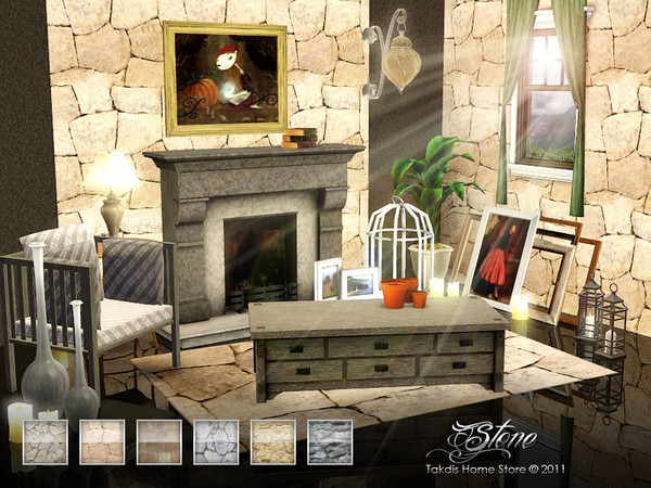 Sims 3 — Stone Set 2 by Takdis — Requires: Only Main Game