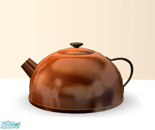 Sims 2 — PB Kitchen Decoset - Kettle Copper by ShinoKCR — 