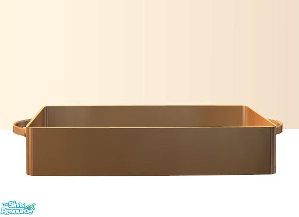 Sims 2 — PB Kitchen Decoset - Stewpan retangular Copper by ShinoKCR — 