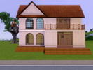 Sims 3 — The House by sims1latina88 — A family house with two bedroom, two bathroom, living room,dining room,kitchen and