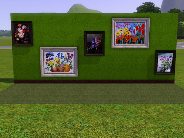 Sims 3 — Floral Paintings Set 05 by anura32 — A few more paintings in a series of paintings bringing out the beauty and