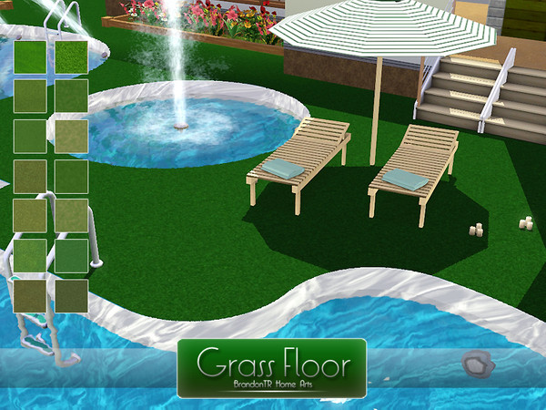 Sims 3 — GrassFloor14 by brandontr — BrandonTR Home Arts