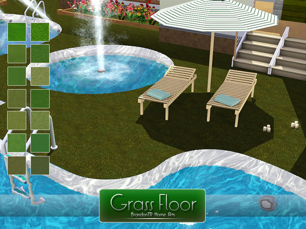 Sims 3 — GrassFloor6 by brandontr — BrandonTR Home Arts