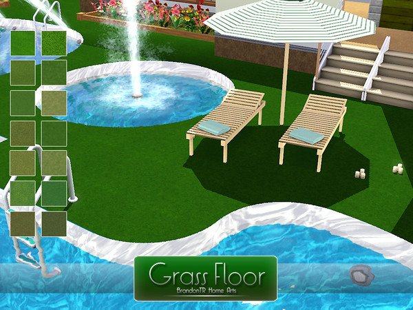 Sims 3 — GrassFloor2 by brandontr — BrandonTR Home Arts