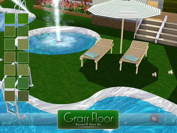 Sims 3 — GrassFloor12 by brandontr — BrandonTR Home Arts