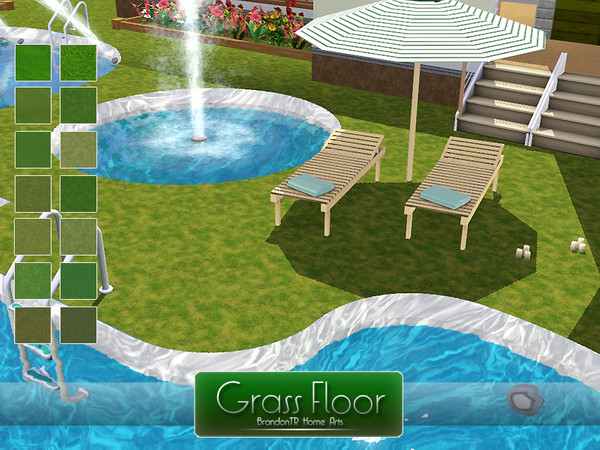 Sims 3 — GrassFloor9 by brandontr — BrandonTR Home Arts